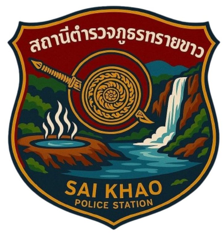 สถานีตำรวจภูธรทรายขาว logo